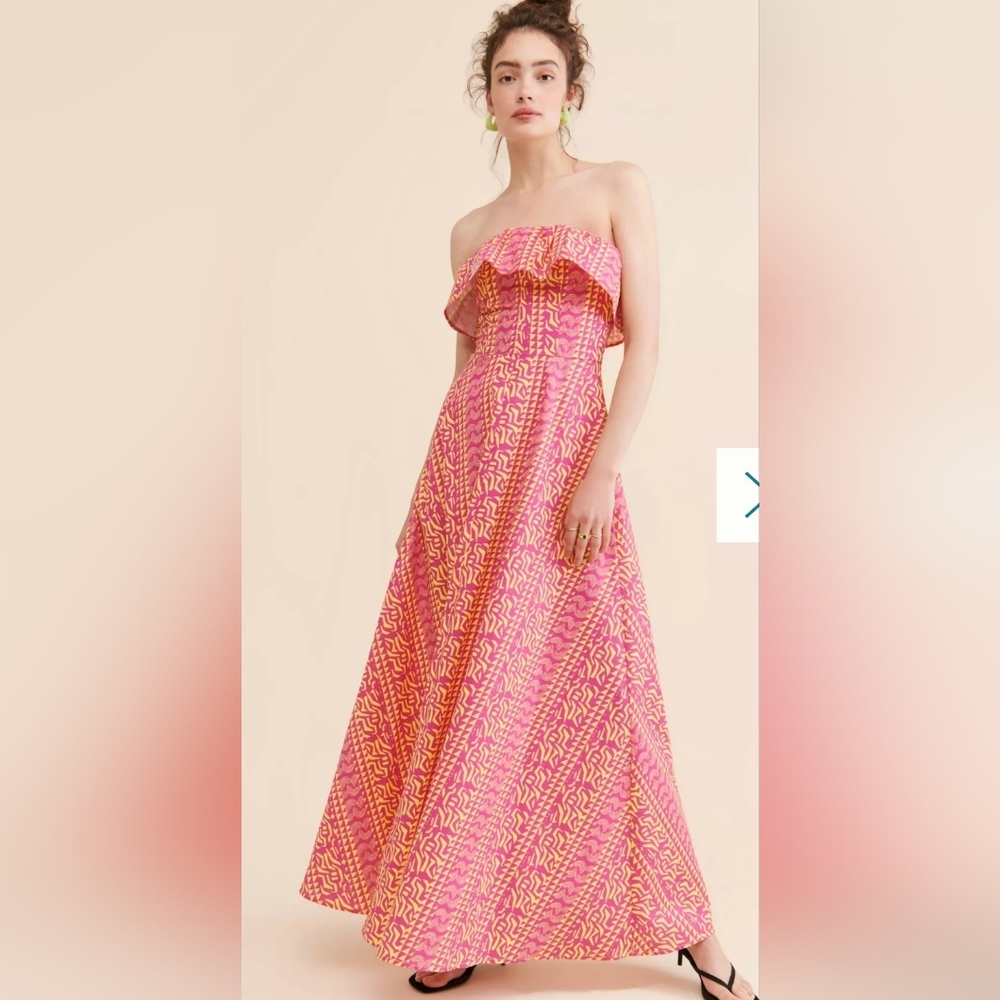 Anthropologie size small Kahindo Tanzania Maxi Dress